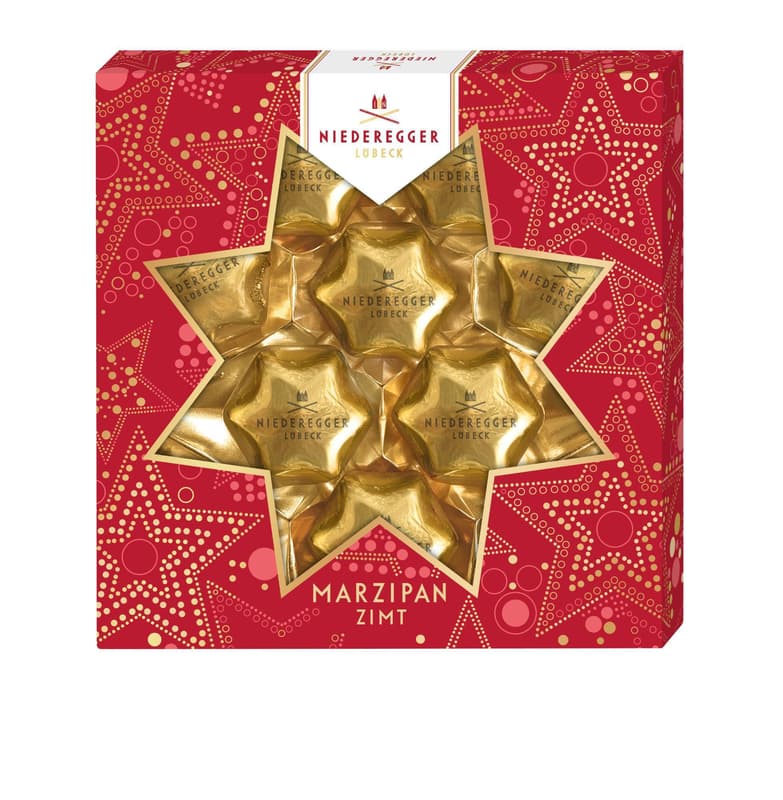 Niederegger Fahéjas Prémium Marcipán Csillagok 125g