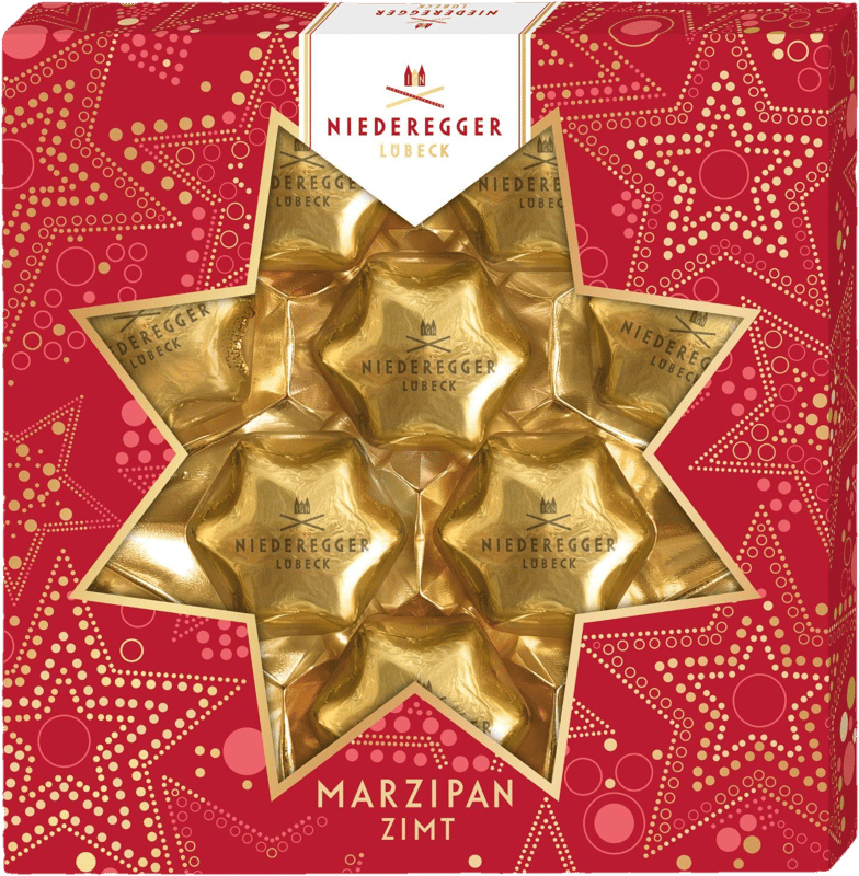 Niederegger Fahéjas Prémium Marcipán Csillagok 125g
