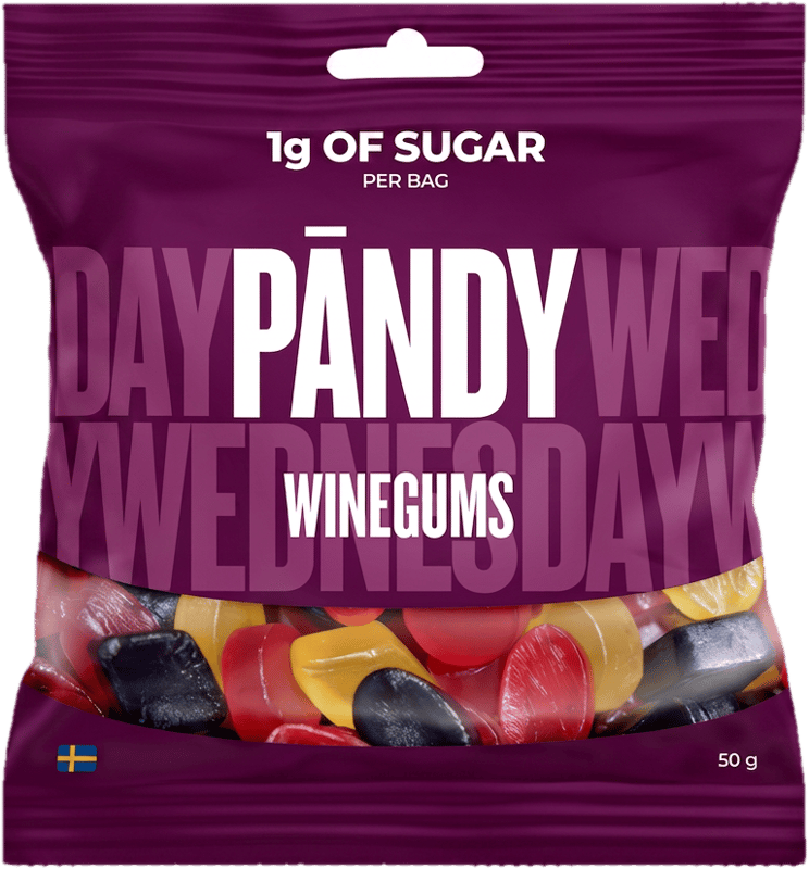 PÄNDY Gumicukor Winegums (1g Cukor)