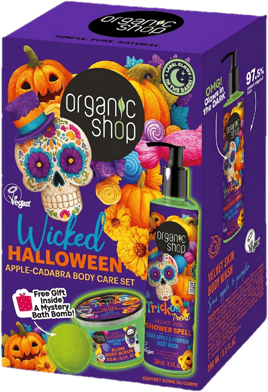 Organic Shop Wicked Halloween Alma-Cadabra testápoló szett