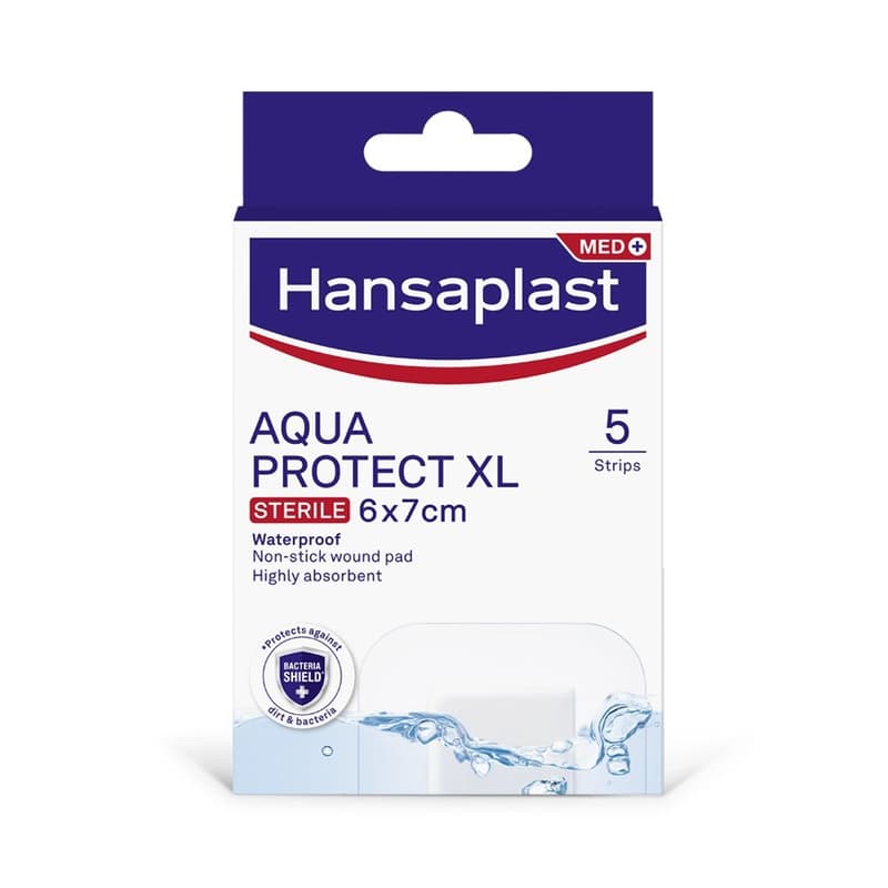 Hansaplast Med Silver Aquaprotect XL sebtapasz 5 db