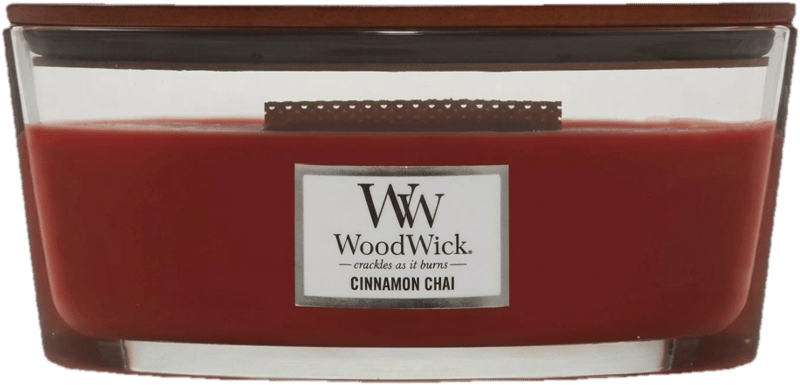 WoodWick Hajógyertya/Cinnamon Chai