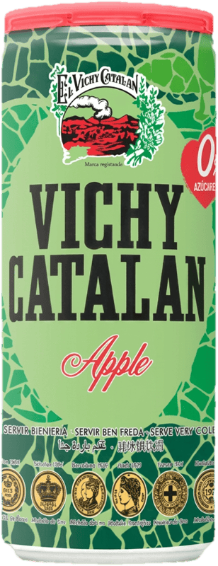 Vichy Catalan Apple cukormentes, alma ízű ízesített ásványvíz