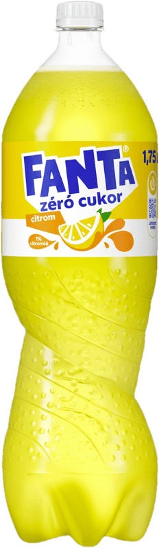 Fanta zéró cukor energiamentes citromízű szénsavas üdítőital édesítőszerekkel