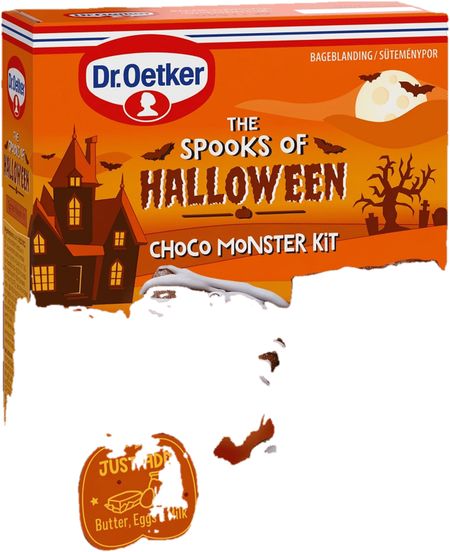 Dr. Oetker The Spooks of Halloween Choco Monster Kit Kakaós süteménypor