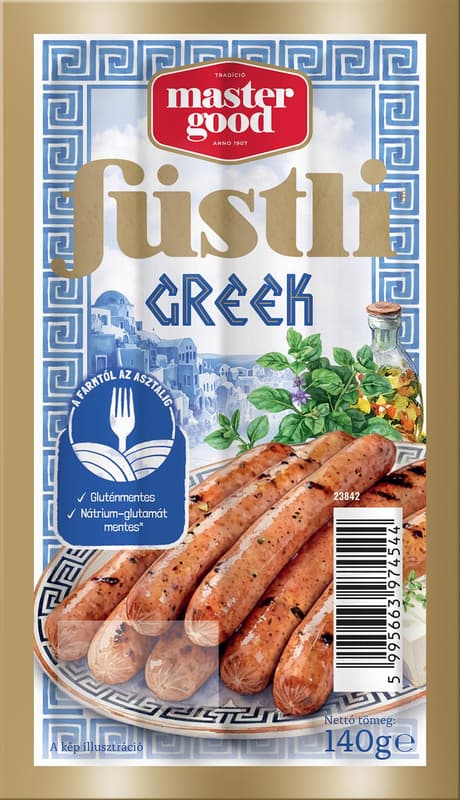 Master Good Füstli Greek Seasoned Chicken Frankfurter