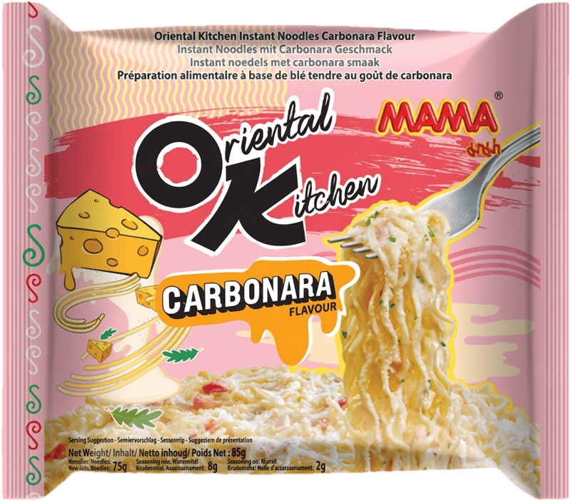 MAMA Oriental Kitchen Carbonara instant noodles 85g