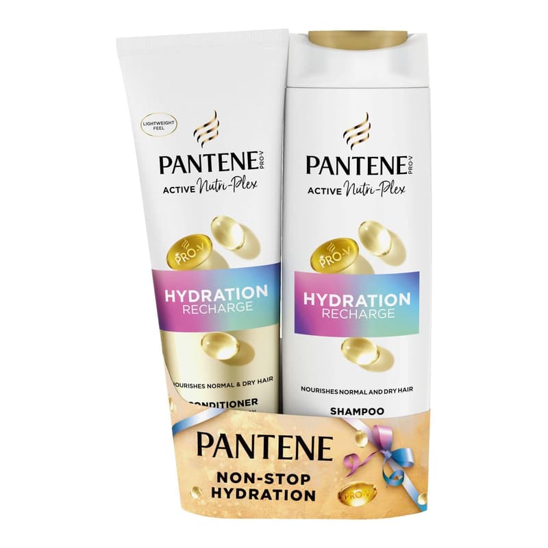 Pantene Hydration Recharge Duopack: Sampon és Balzsam, 400+275 ml