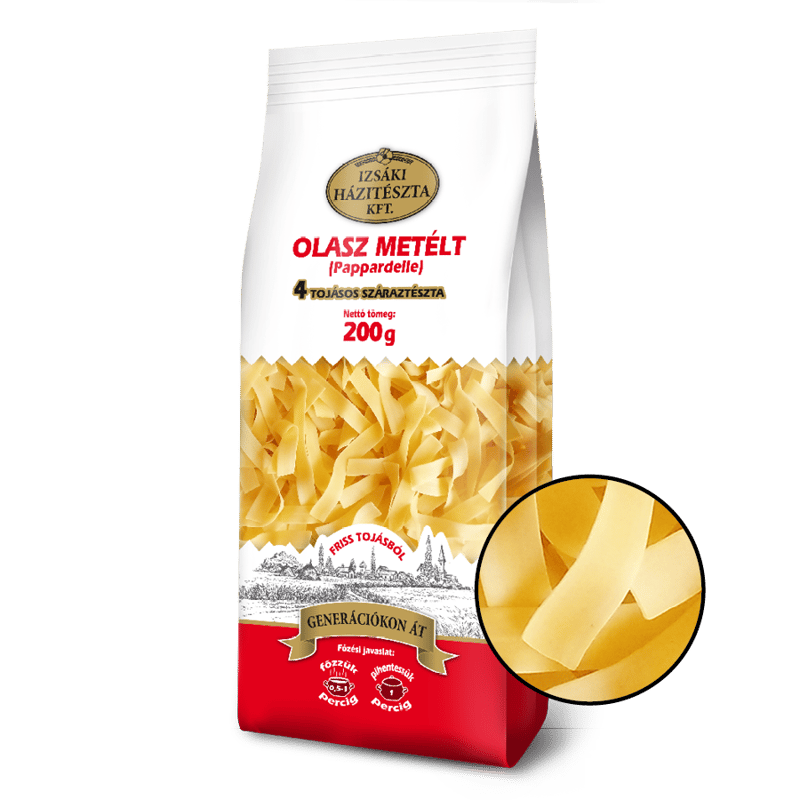 Izsáki 4 tojásos Pappardelle