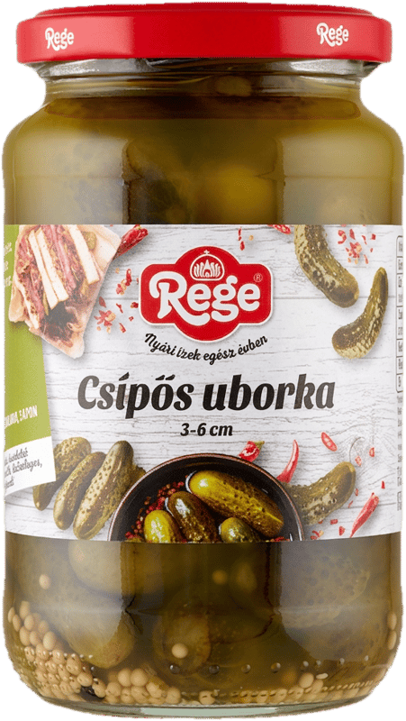 Rege Spicy Gherkins 3-6 cm 350g