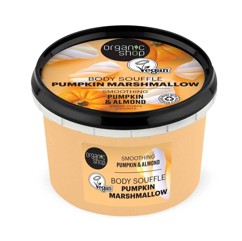 Organic Shop Pumpkin Marshmallow kisimító testszuflé sütőtökkel és mandulával