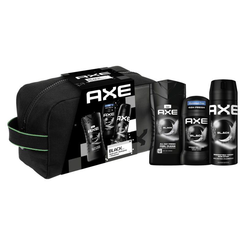 Axe Black Gift pack with washbag
