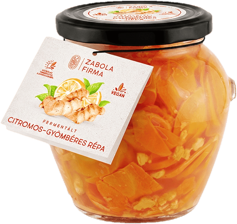 Zabola Firma Fermentált citromos-gyömbéres répa - 290 g