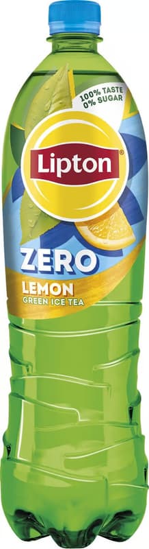 Lipton Green Ice Tea Zero is an energy-free lemon-flavored non-carbonated soft drink with sweeteners