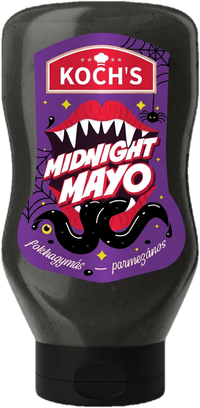 Koch's Halloween - Midnight Mayo - Fokhagymás fekete majonéz érleltsajt-ízzel
