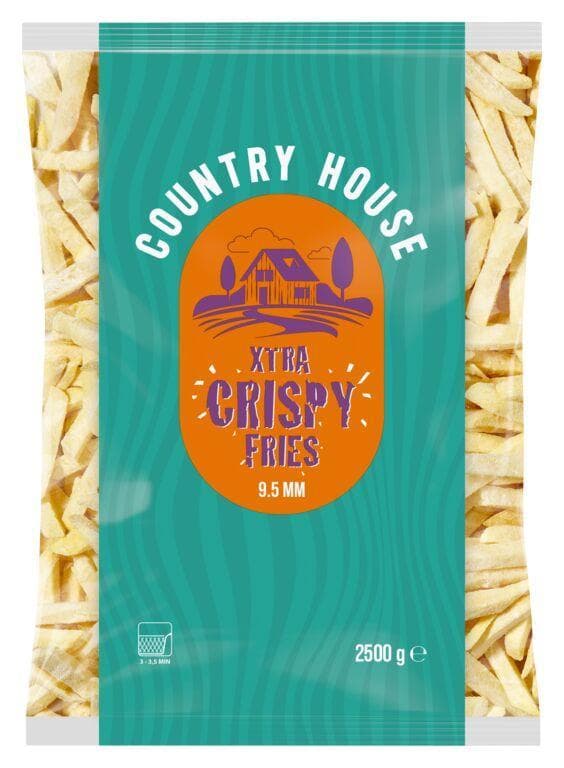 Country House fagyasztott burgonya hasáb Xtra Crispy 9,5mm