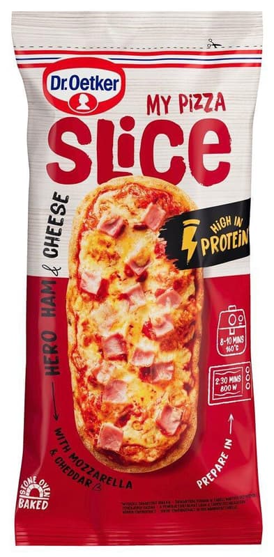 Dr. Oetker My Pizza Slice Ham&Cheese 140g