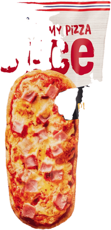 Dr. Oetker My Pizza Slice Ham&Cheese 140g