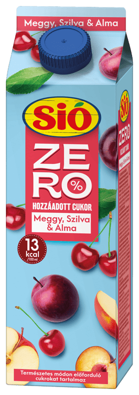 SIÓ ZERO Meggy-Szilva-Alma 20%