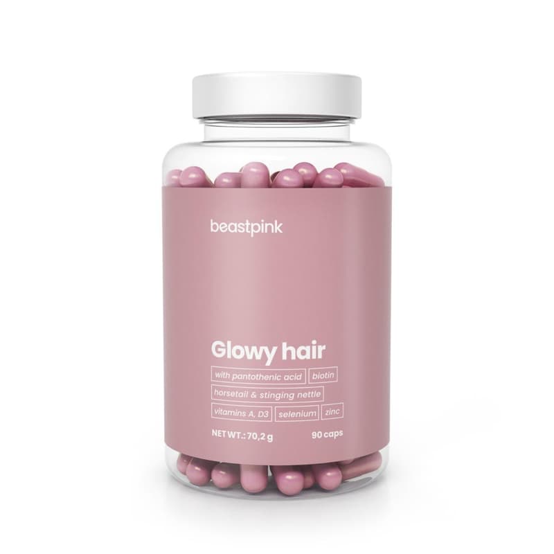 Glowy Hair - BeastPink 90 kapsz.