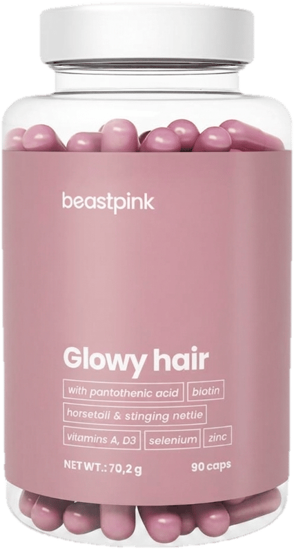 Glowy Hair - BeastPink 90 kapsz.