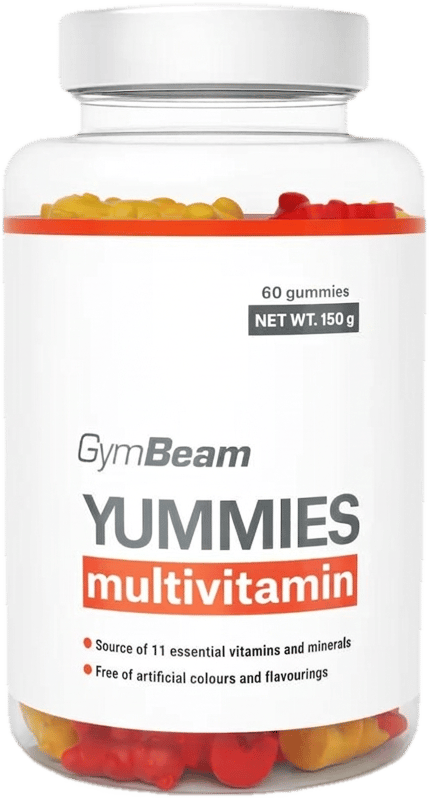 Multivitamin Yummies - GymBeam - Narancs citrom cherry - 60 kapsz.