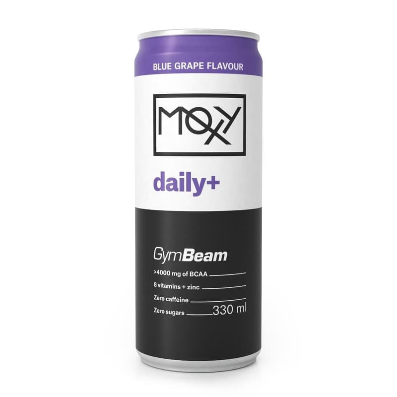 MOXY daily+ 330 ml - GymBeam - Kékszőlő