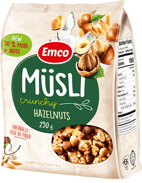 Emco Ropogós Müzli erdei mogyoróval