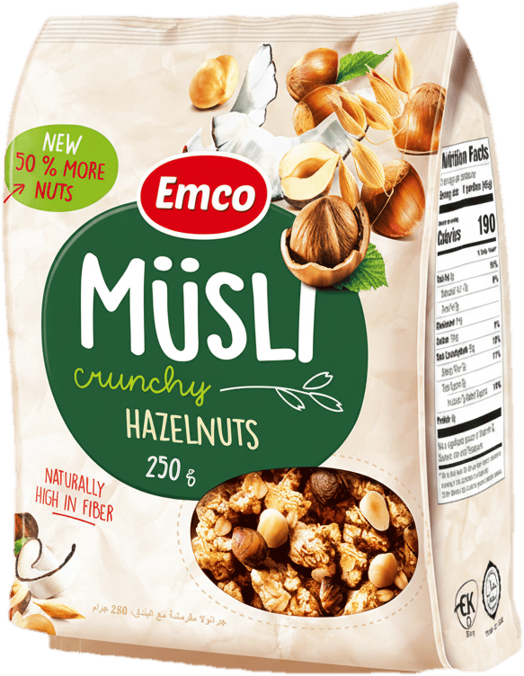 Emco Ropogós Müzli erdei mogyoróval