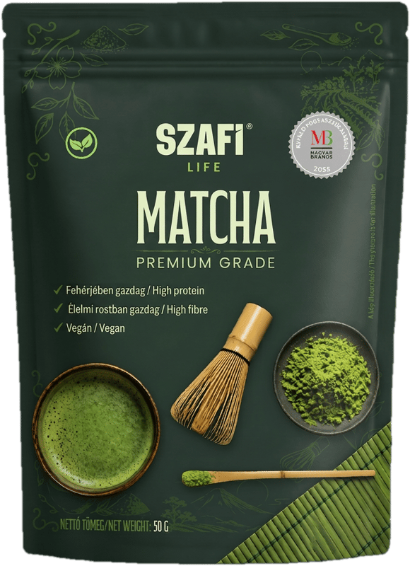 Szafi Life Matcha Premium Grade (gluténmentes, vegán)