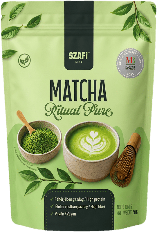 Szafi Life Matcha Ritual pure 50g (gluténmentes, vegán)