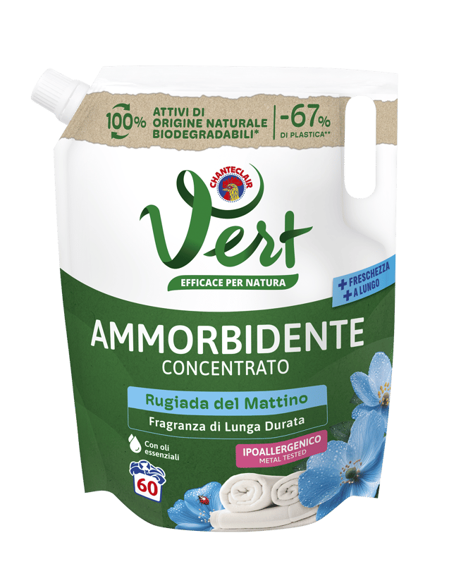 ChanteClair Vert öko öblítő koncentrátum utántöltő hajnali harmat 1200 ml