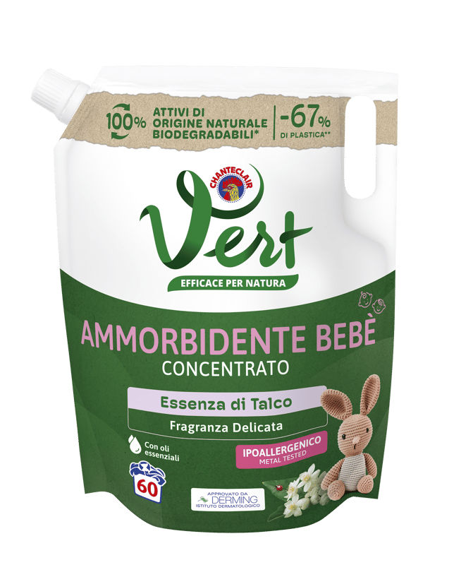 ChanteClair Vert öko baba öblítő púder illatú utántöltő 1200ml