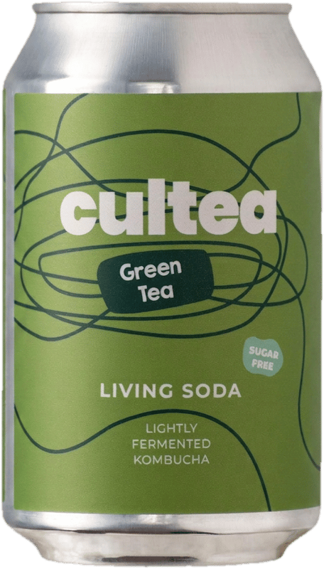 Cultea Living Soda - Green Tea sugar-free, living culture, fibre