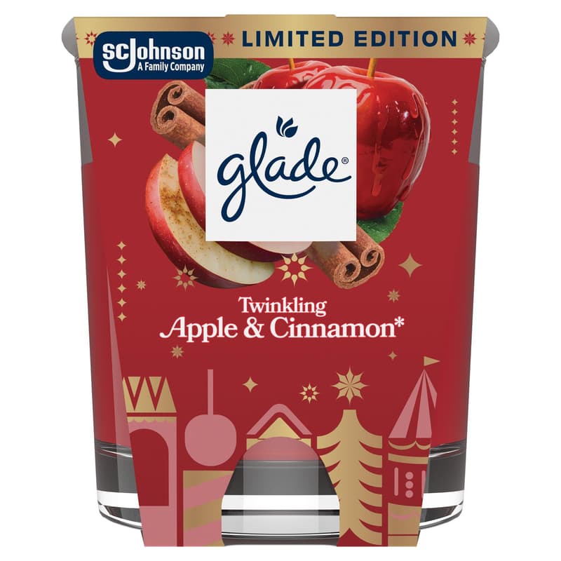 Glade - Twinkling Apple & Cinnamon, illatgyertya