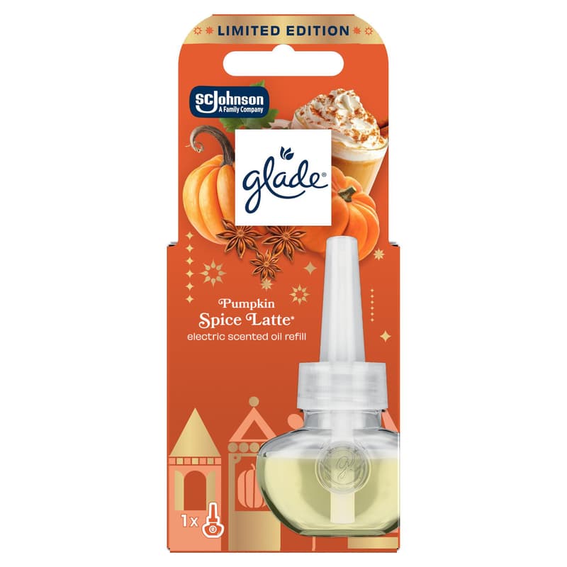 Glade - Pumpkin Spice Latte, elektromos légfrissítő utántöltő