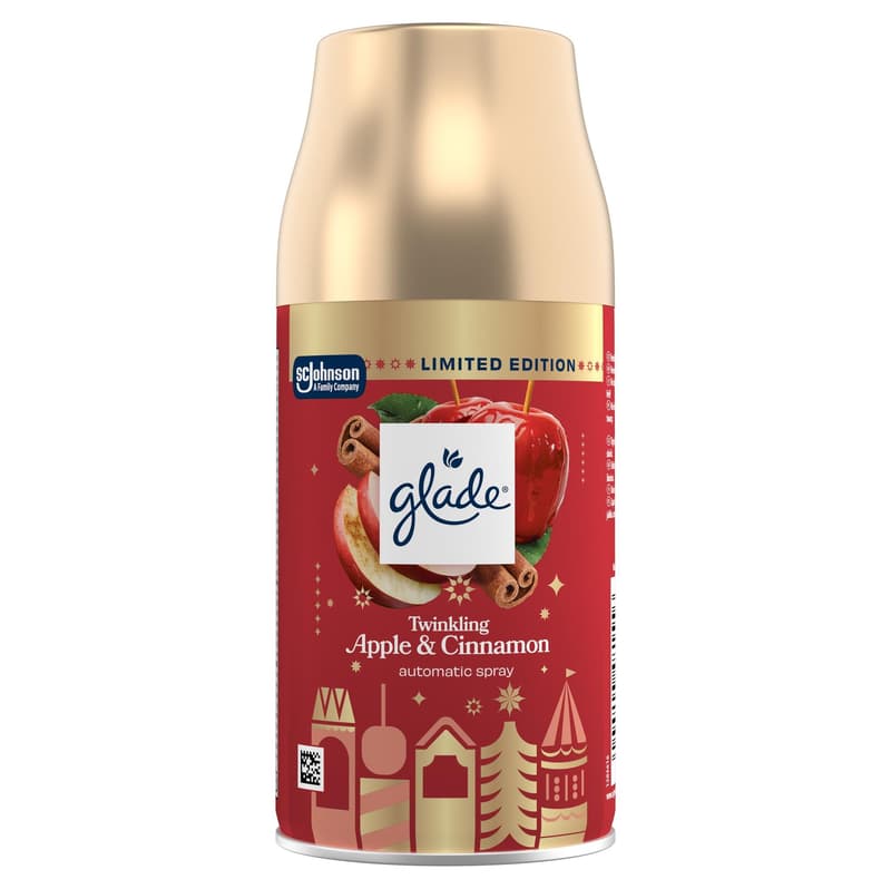 Glade - Twinkling Apple & Cinnamon, automata légfrissítő készülék utántöltő