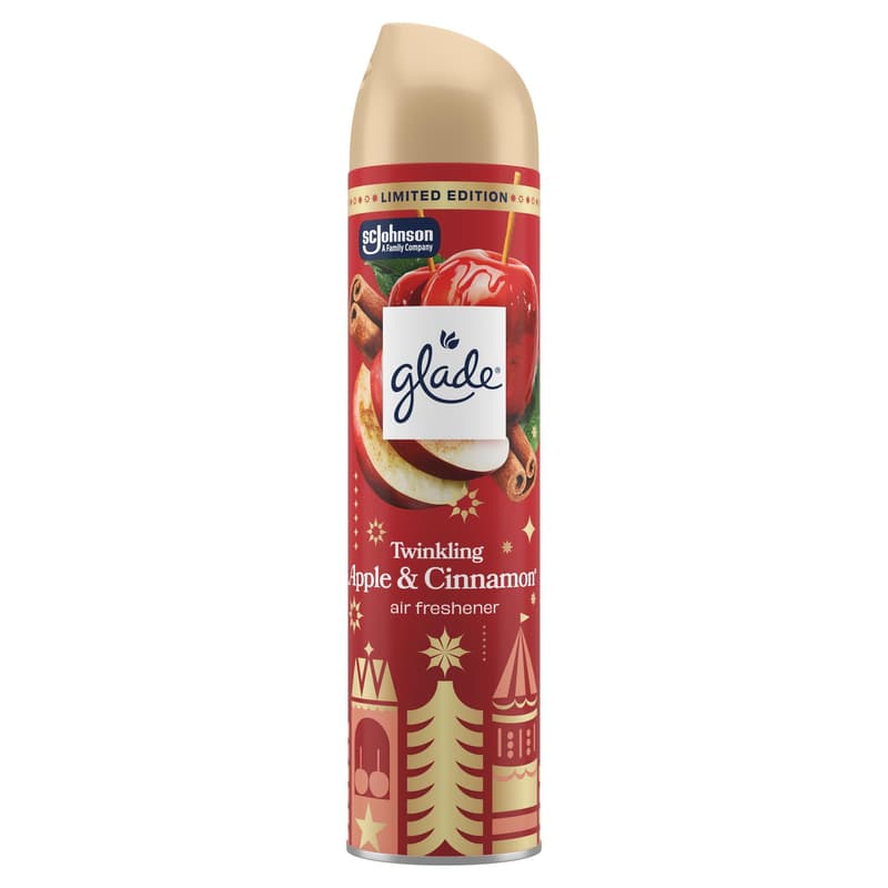 Glade Twinkling Apple & Cinnamon, légfrissítő aeroszol W26