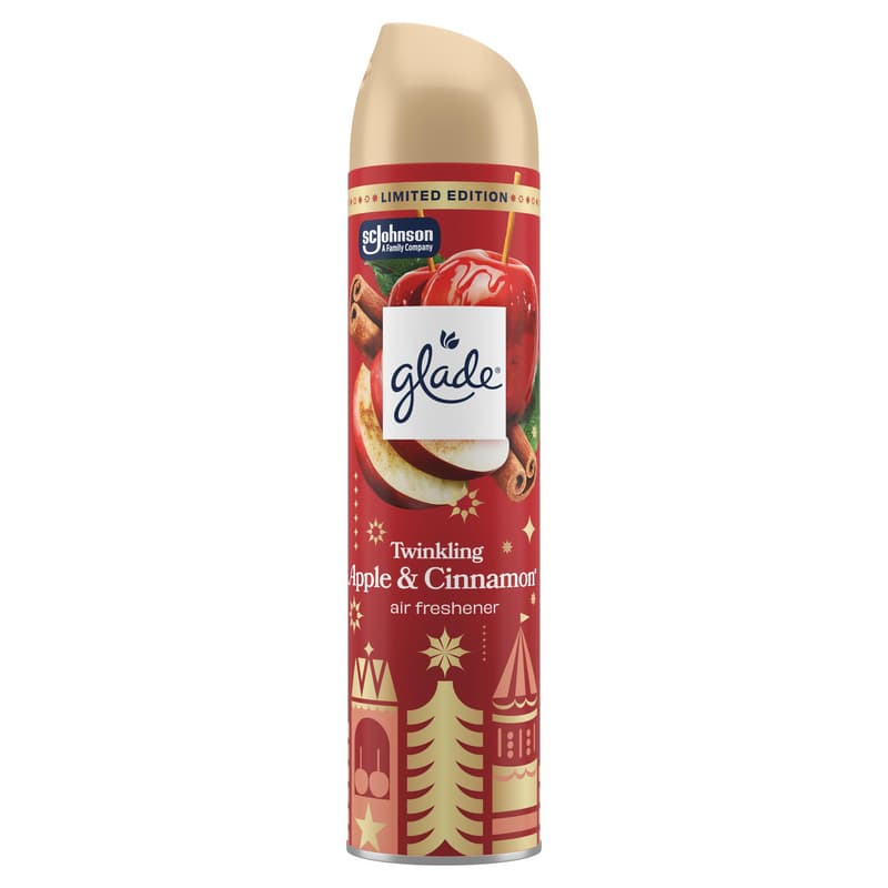 Glade Twinkling Apple & Cinnamon, légfrissítő aeroszol W26