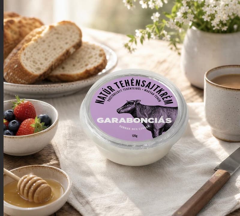Garabonciás tehén sajtkrém 125 g