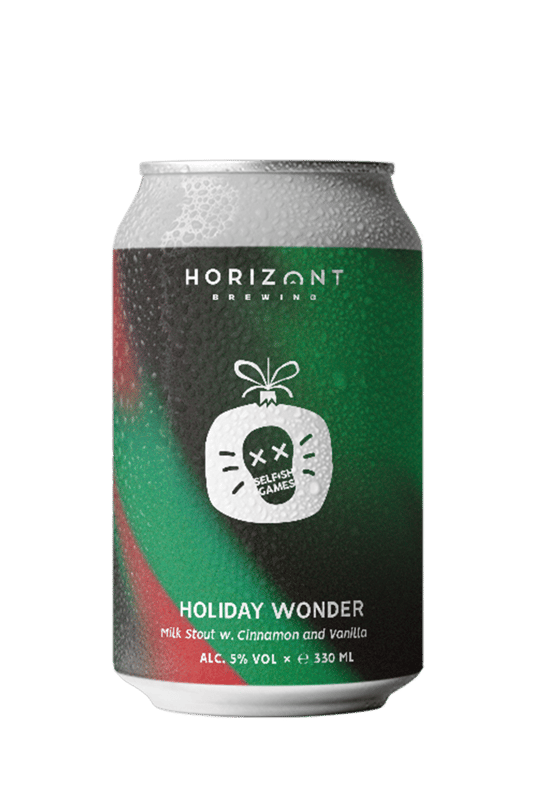 HORIZONT Holiday Wonder MilkStout fahéjjal és vaníliával 5% 0,33L
