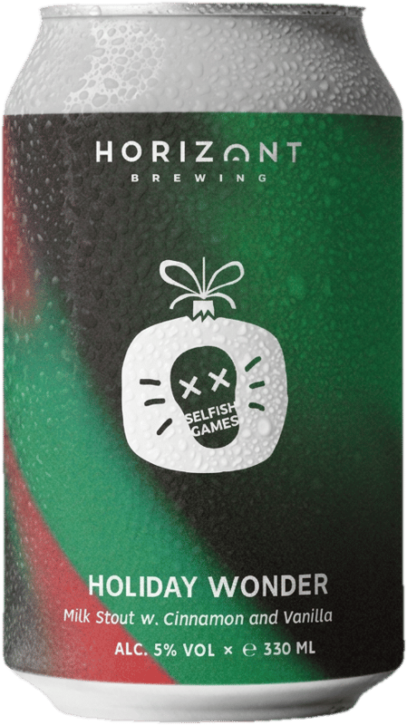 HORIZONT Holiday Wonder MilkStout fahéjjal és vaníliával 5% 0,33L