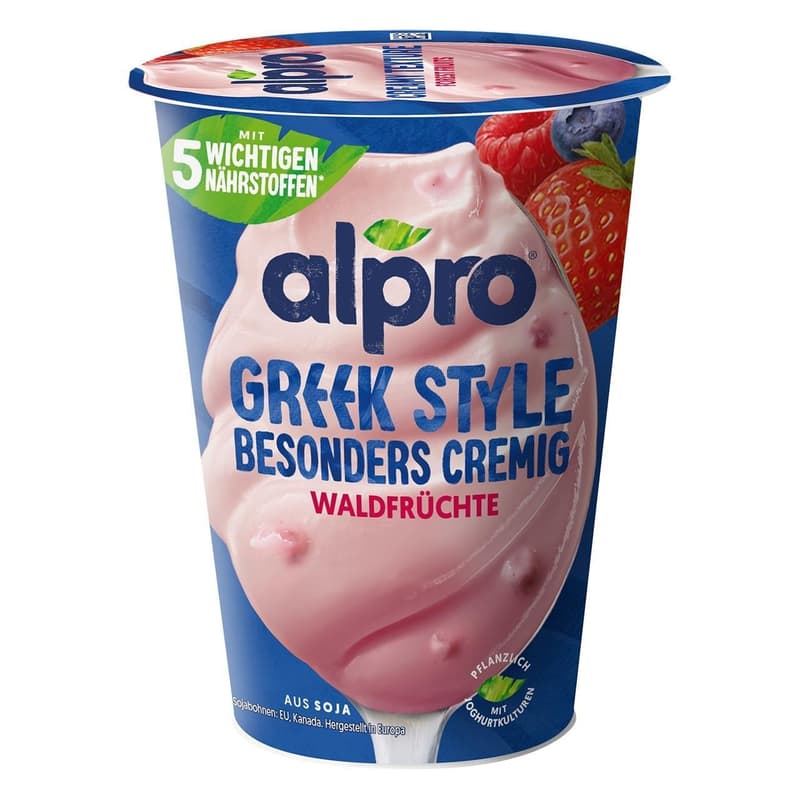Alpro Görög stílusú erdei gyümölcsös szójagurt