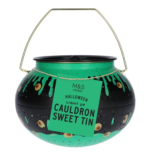 M&S Food Halloween Light Up Cauldron Sweet Bag