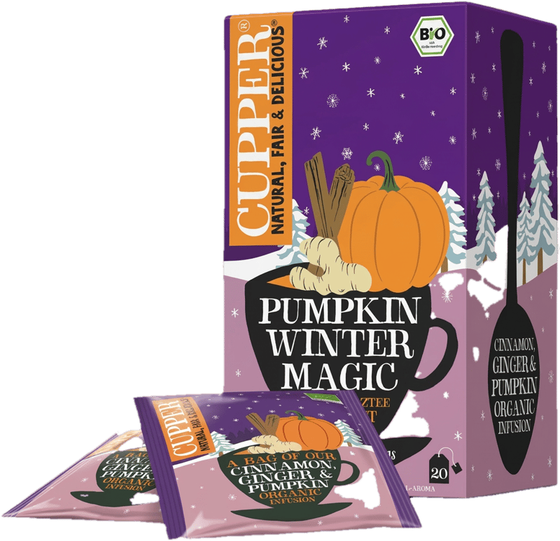 CUPPER Pumpkin Sütőtökös Téli varázslat bio tea