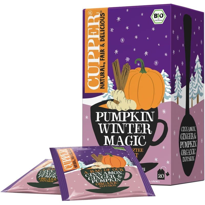 CUPPER Pumpkin Sütőtökös Téli varázslat bio tea