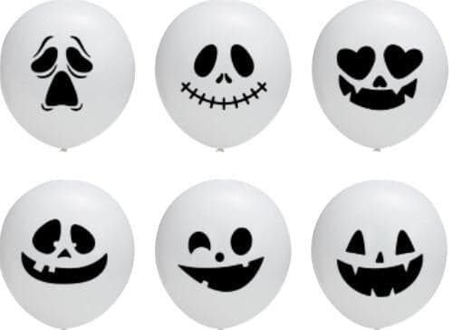 Koopman Halloween léggömb szett, 12 db