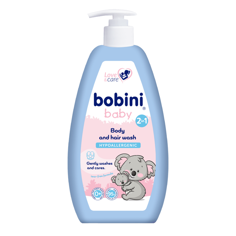 bobini Baby 2in1 Bath and Shampoo 500 ml
