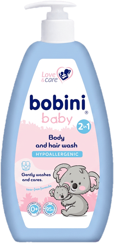 bobini Baby 2in1 Bath and Shampoo 500 ml