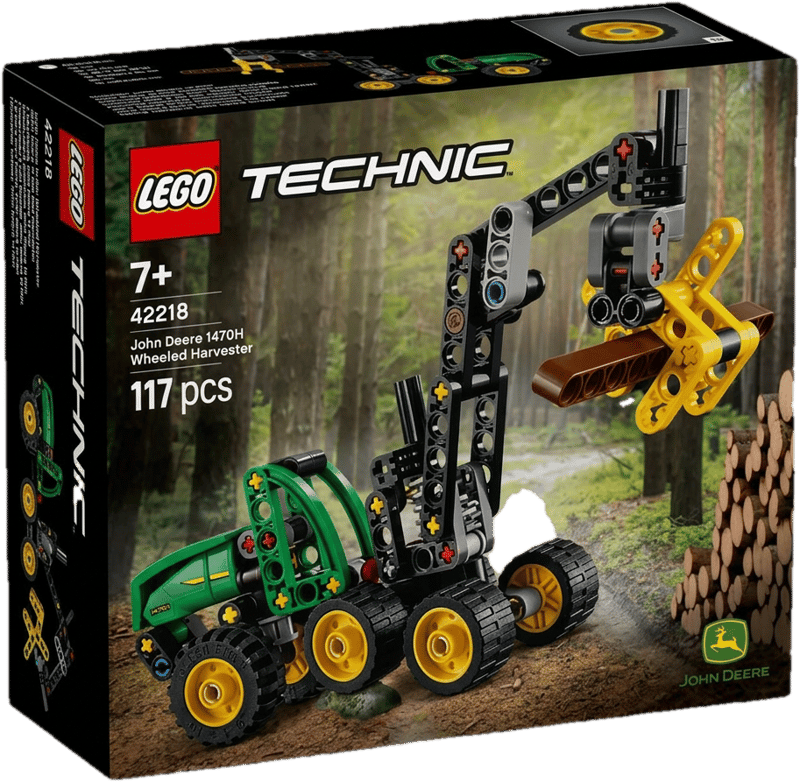 John Deere 1470H wheeled harvester